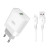 Сетевое зарядное устройство XO L63 USB 2.4A QC3.0 Lightning 1м